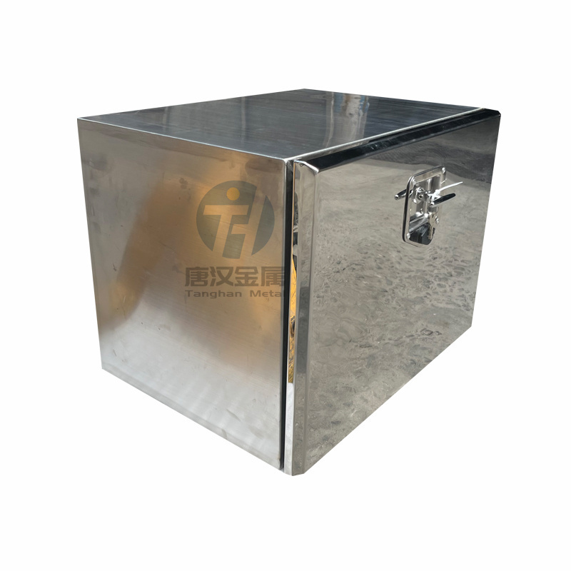 Guangdong Foshan TangHan Oem Ute body 304 stainless steel metal truck tool box with 8k mirror surface door