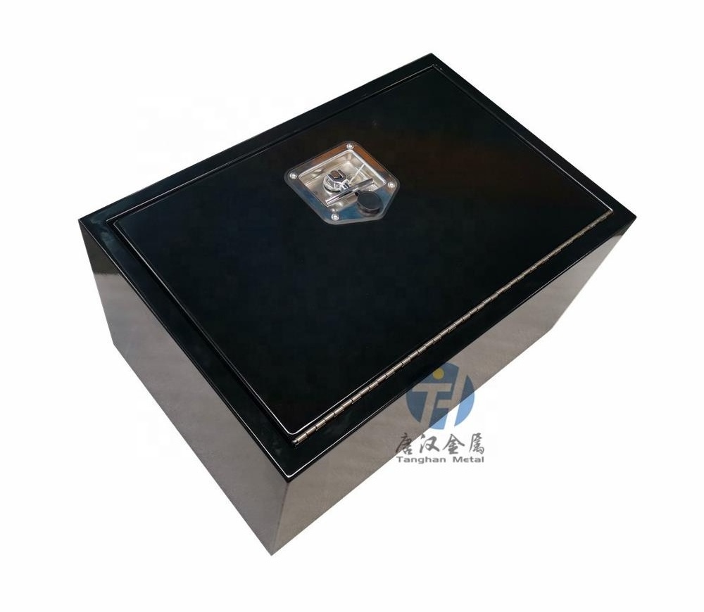 Wholesale heavy duty waterproof Steel Truck Tool Boxes Chests with stainless steel T-handle lock