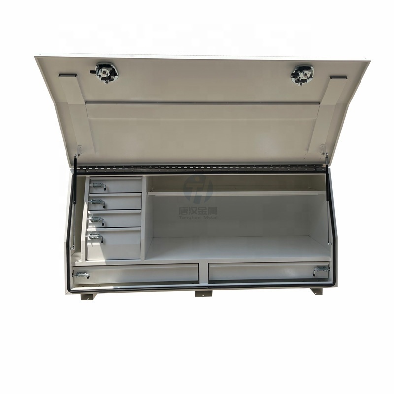 Tools Storage box Metal cabinet for Trailers Trucks UTE tray with heavy duty drawer