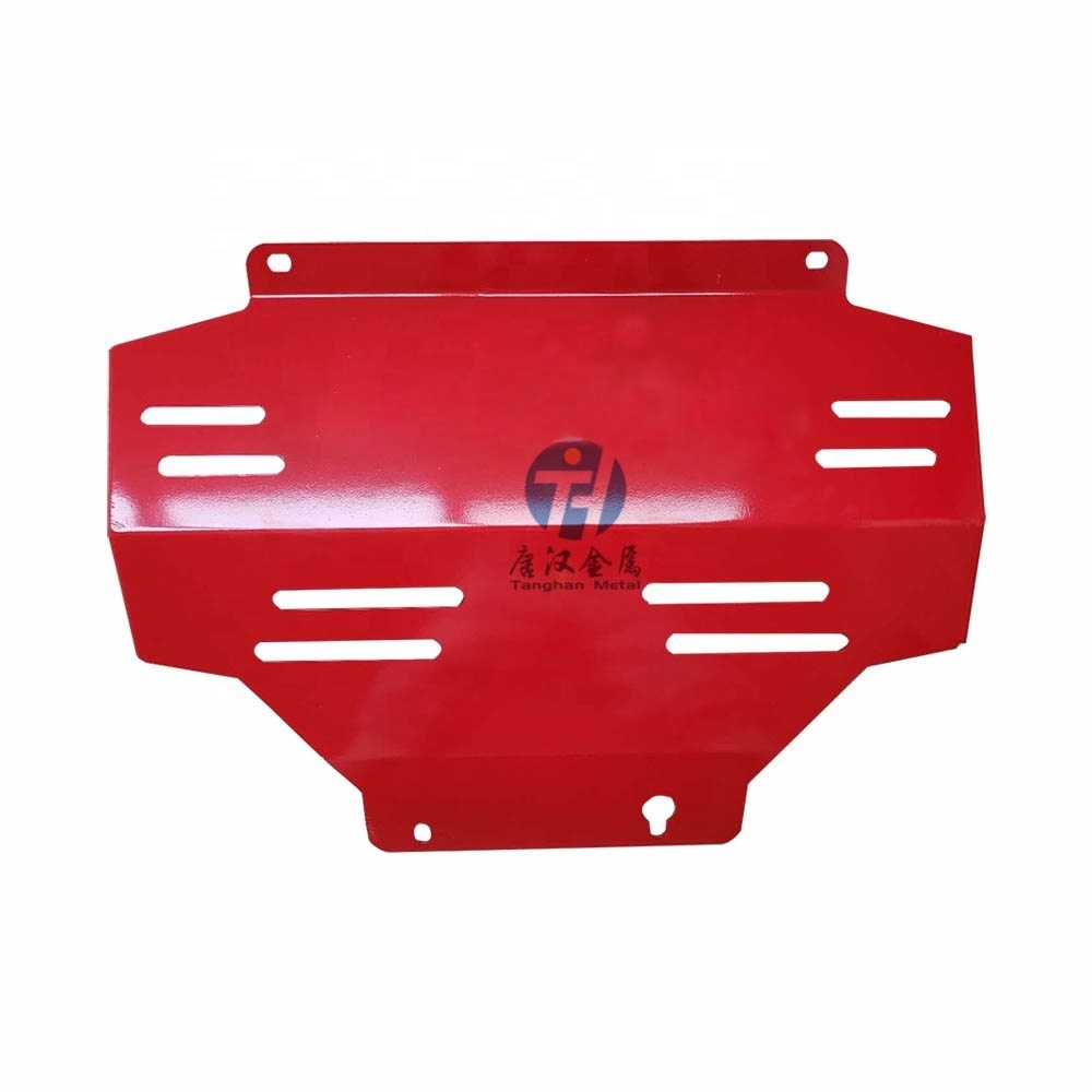 4x4 Pickup Truck Parts Steel Under Guard Skid Plate For nissanavara Red Engine Protecting Cover