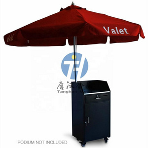 aluminum frame umbrella for key box and valet parking podium