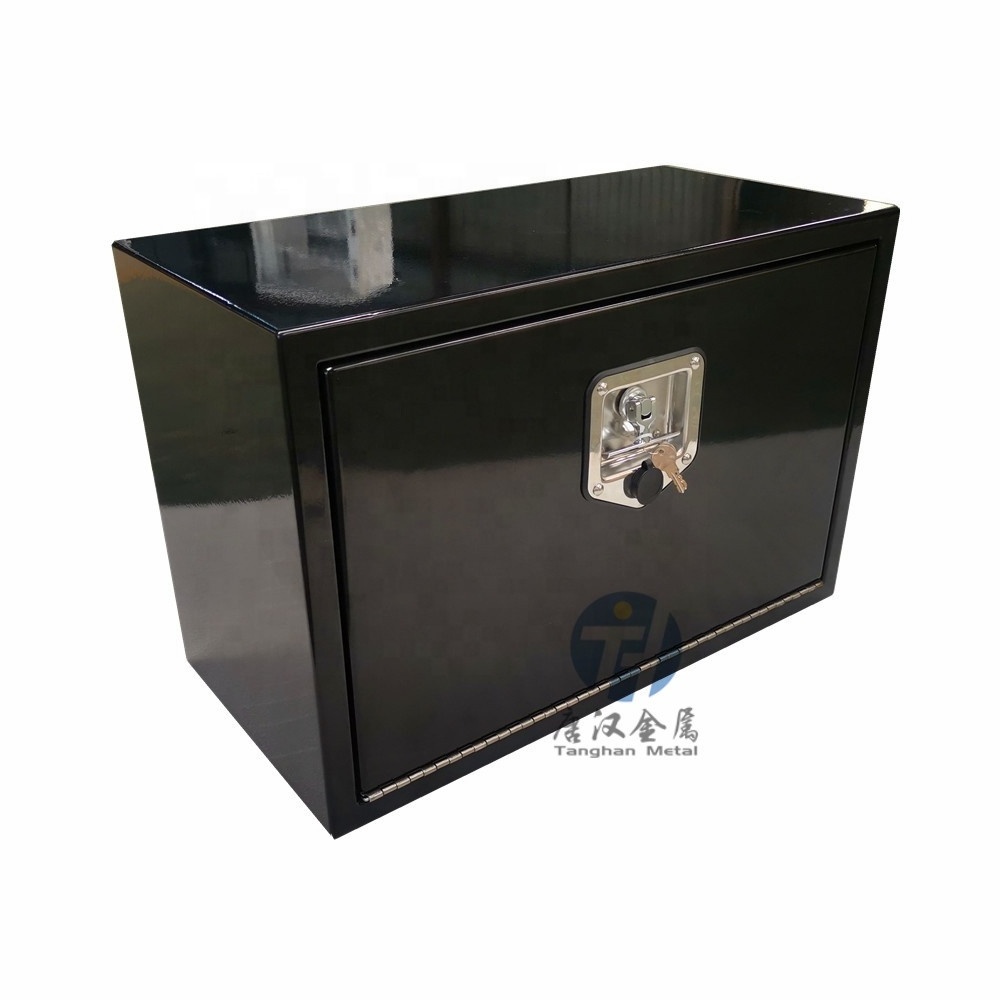 Wholesale heavy duty waterproof Steel Truck Tool Boxes Chests with stainless steel T-handle lock