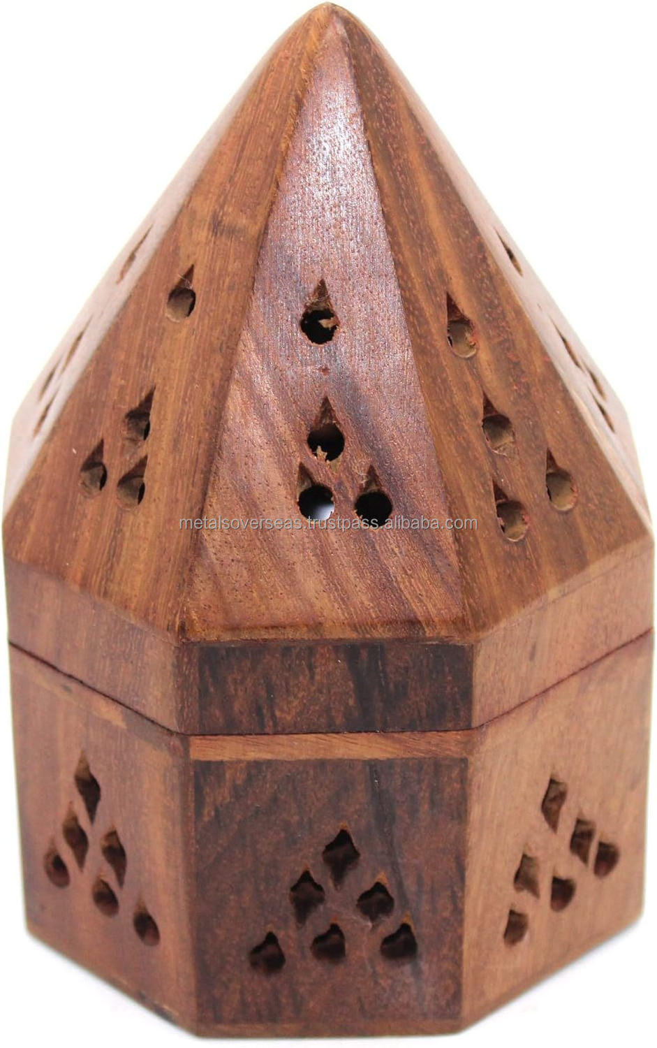 Inch Temple Wooden Charcoal/Cone Burner Marble Incense Holder Black Color Incense Burner Stand marble incense holder