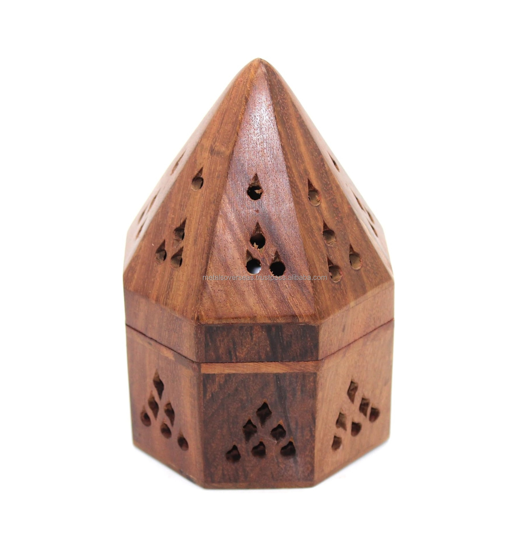 Inch Temple Wooden Charcoal/Cone Burner Marble Incense Holder Black Color Incense Burner Stand marble incense holder