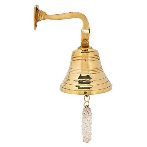 bulk supplier Brass Hanging Bell with Chain Brass Hanging Bell Ghanti Home Decor  Door Decor  Pooja Accessories