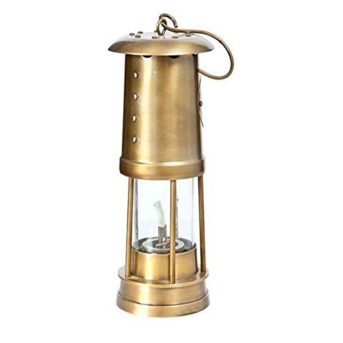 Best Selling Antique Design Handmade Brass Oil Lamp for Ship Outing Use with Custom Service Provided