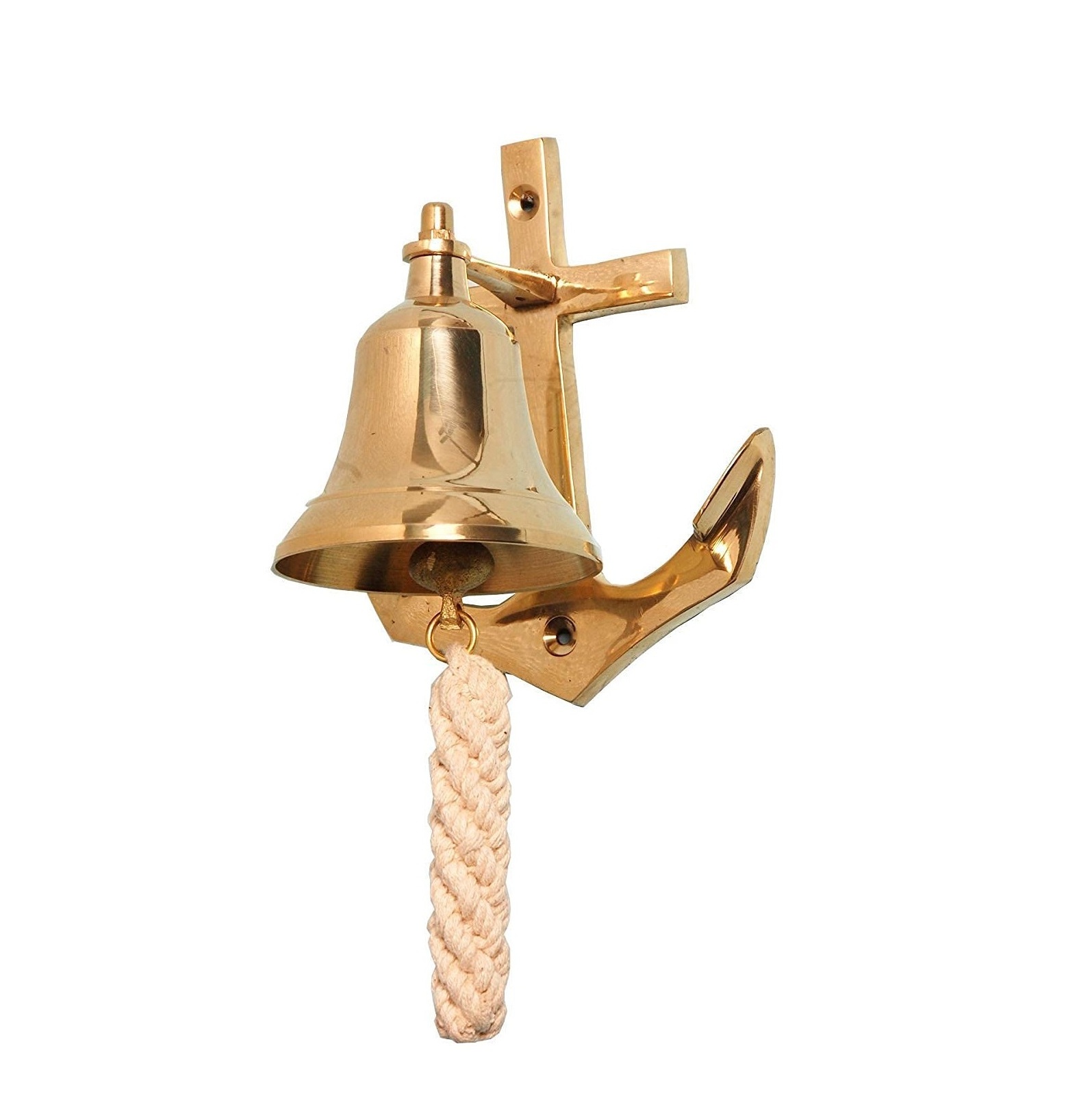 bulk supplier Brass Hanging Bell with Chain Brass Hanging Bell Ghanti Home Decor  Door Decor  Pooja Accessories