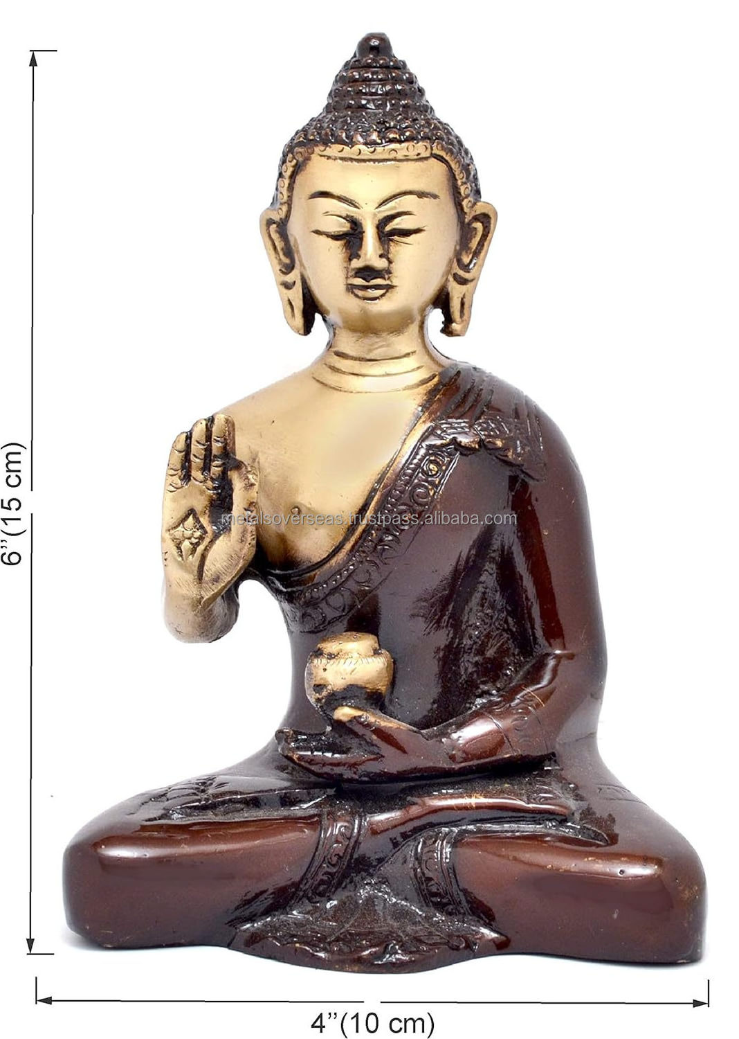 Hot Selling Brass Buddha statues Customized Design handcrafted Antique buddha statue in wholesale price from India