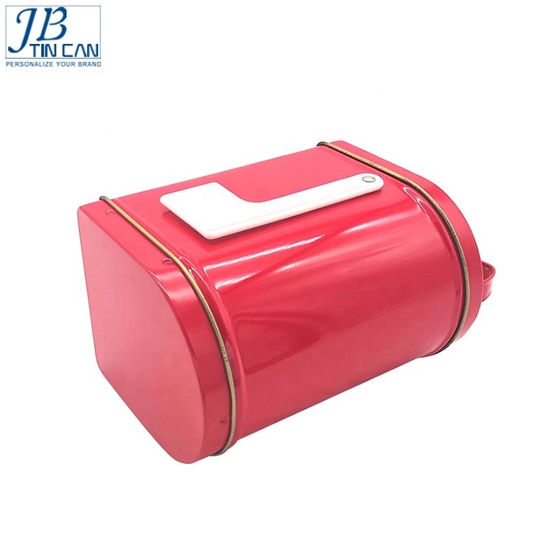 Promotional metal decorative mailbox shaped gift tin box for letter