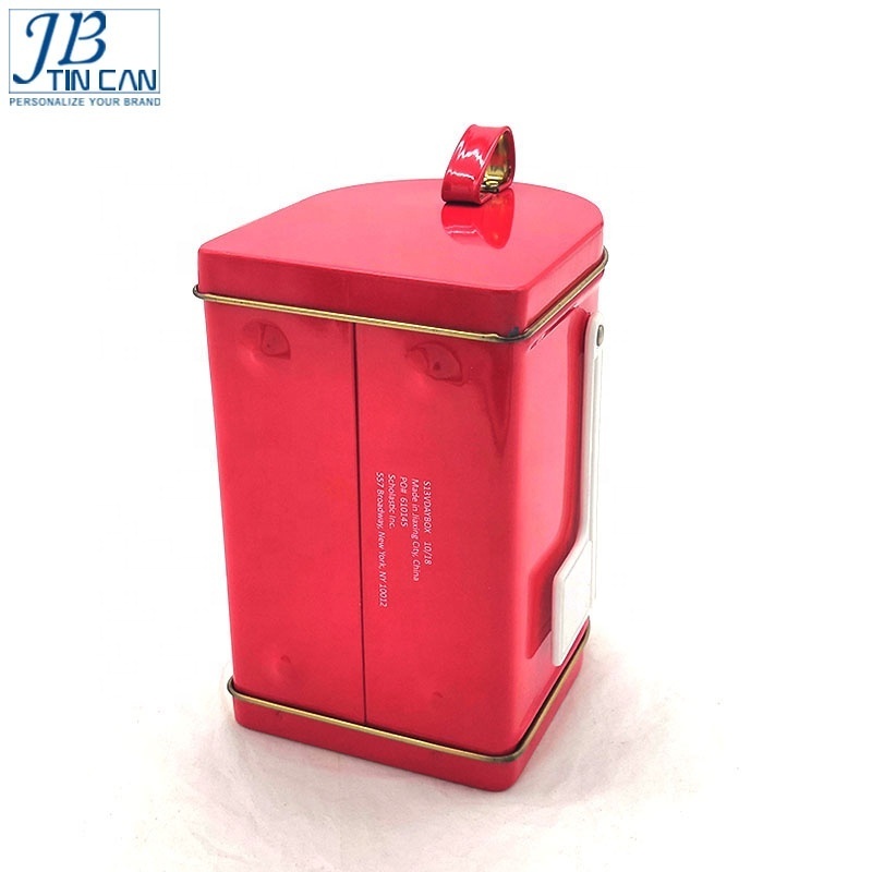 Promotional metal decorative mailbox shaped gift tin box for letter