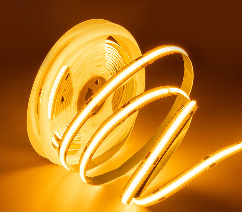 High Quality Light Material Copper DC 12v 24v IP65 Waterproof 480 Leds/m 10w/m 2700k~6000k Warm White Soft COB LED Strip