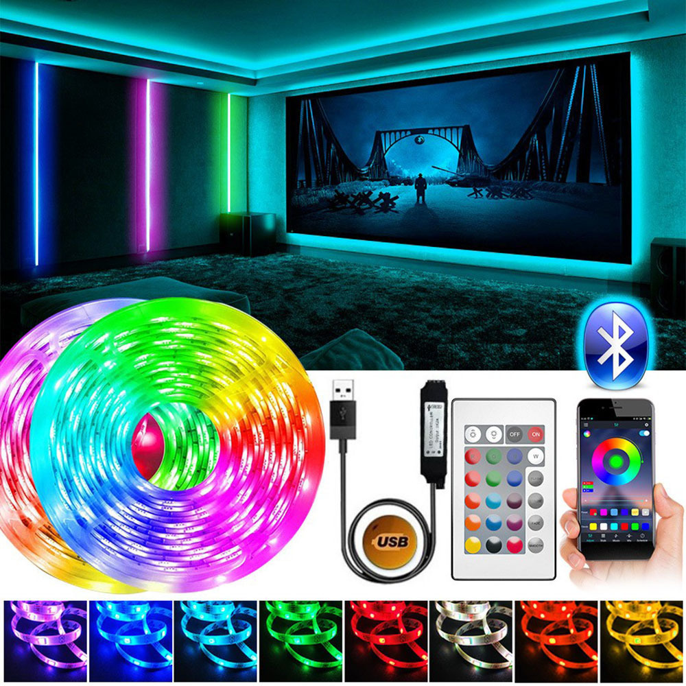 RGB Dream Color 60LEDs/m smart Led Strip Lights With Music App Color Changing Control Lighting For Bedroom SMD LED Strip