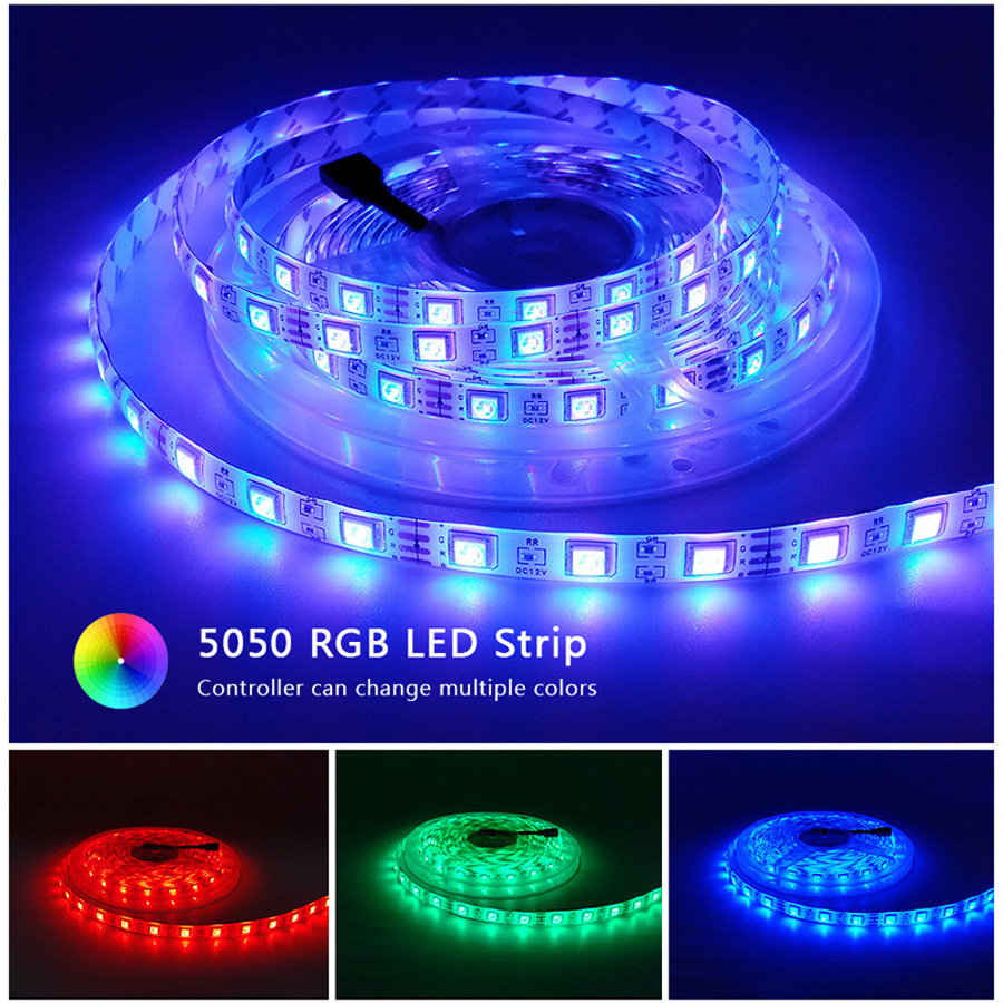 smart smd Led Strip Lights With App Smd 5050 Rgb Color Changing Control smd Led Lights For Bedroom Living Room