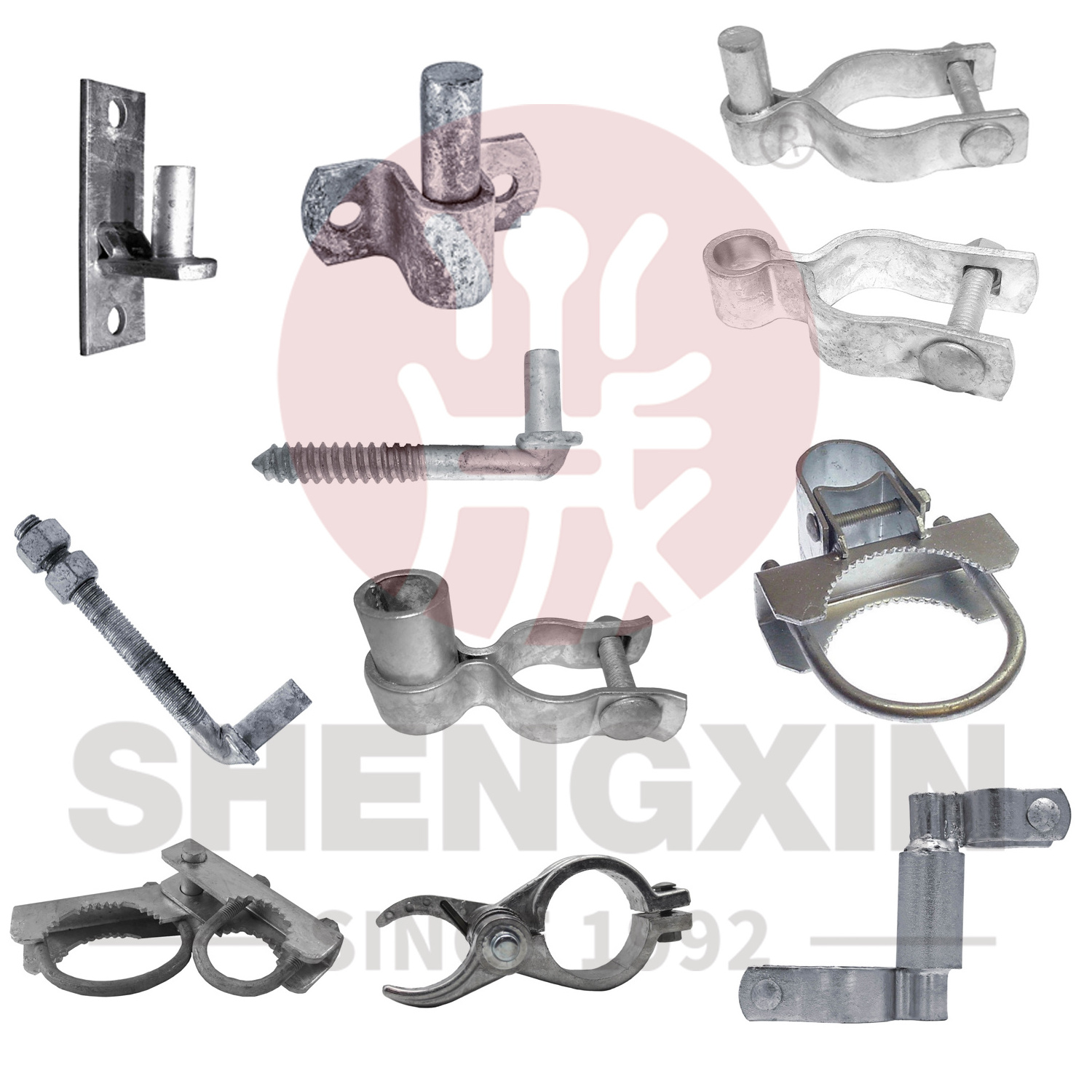 Fitting & Accessories For Chain Link Fence Chain Link Double Gate Commercial Strong Arm Latches