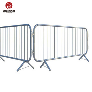 Hot dipped Galvanized Crowd Control Barrier Used Temporary Fence