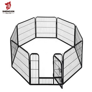 Metal Wire Outdoor Pet Playpen Portable Dog Fence 8 panels Puppy Exercise Pen