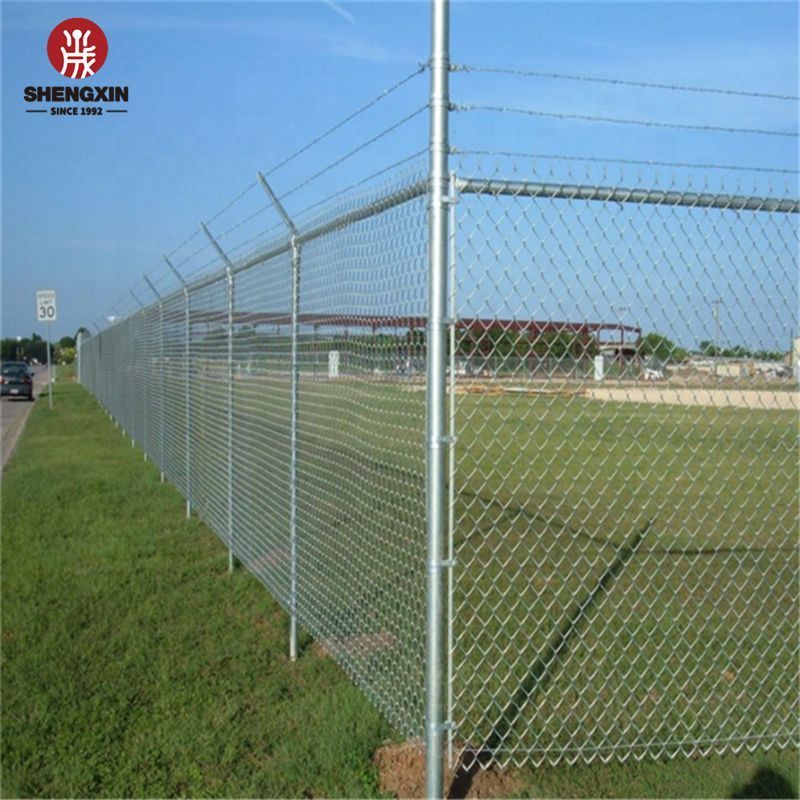 Wholesale 8 ft tall 50x50 black vinyl color coated chain link fence