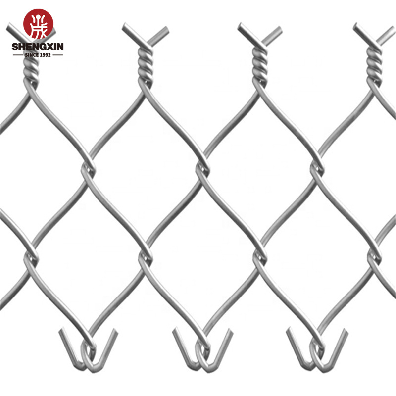 Sustainable Galvanized Fence Diamond Iron Wire Mesh Modern Metal Chain Link Fence Garden Fence