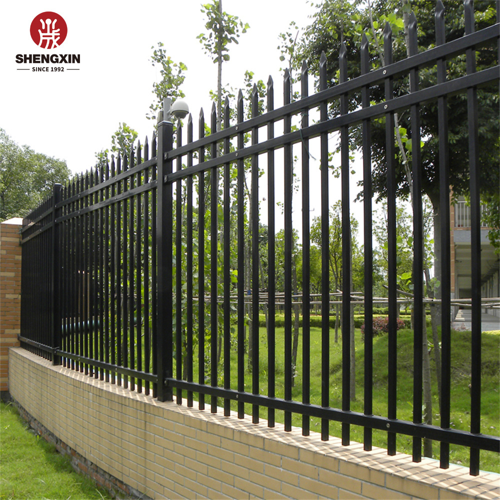 Modern Black Aluminum Fence Aluminium Fence Panel For Home Garden