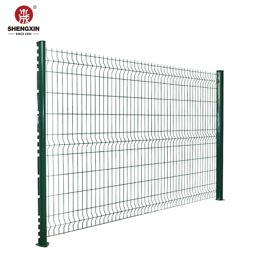 Outdoor Metal Garden Fence Panel 3D Curved Welded Wire Mesh Fence