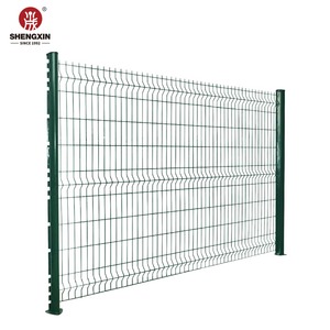 Outdoor Metal Garden Fence Panel 3D Curved Welded Wire Mesh Fence