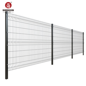 3D Curvy Galvanized Welded Wire Mesh Fence Triangle Mesh 3D Fence