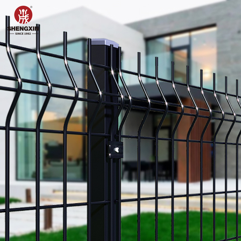 Factory Manufacturer Out Door Decorative Hot Dipped Galvanized Curved Welded Wire 3D Mesh Fence Panels