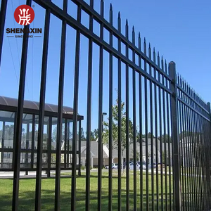 Modern Black Aluminum Fence Aluminium Fence Panel For Home Garden