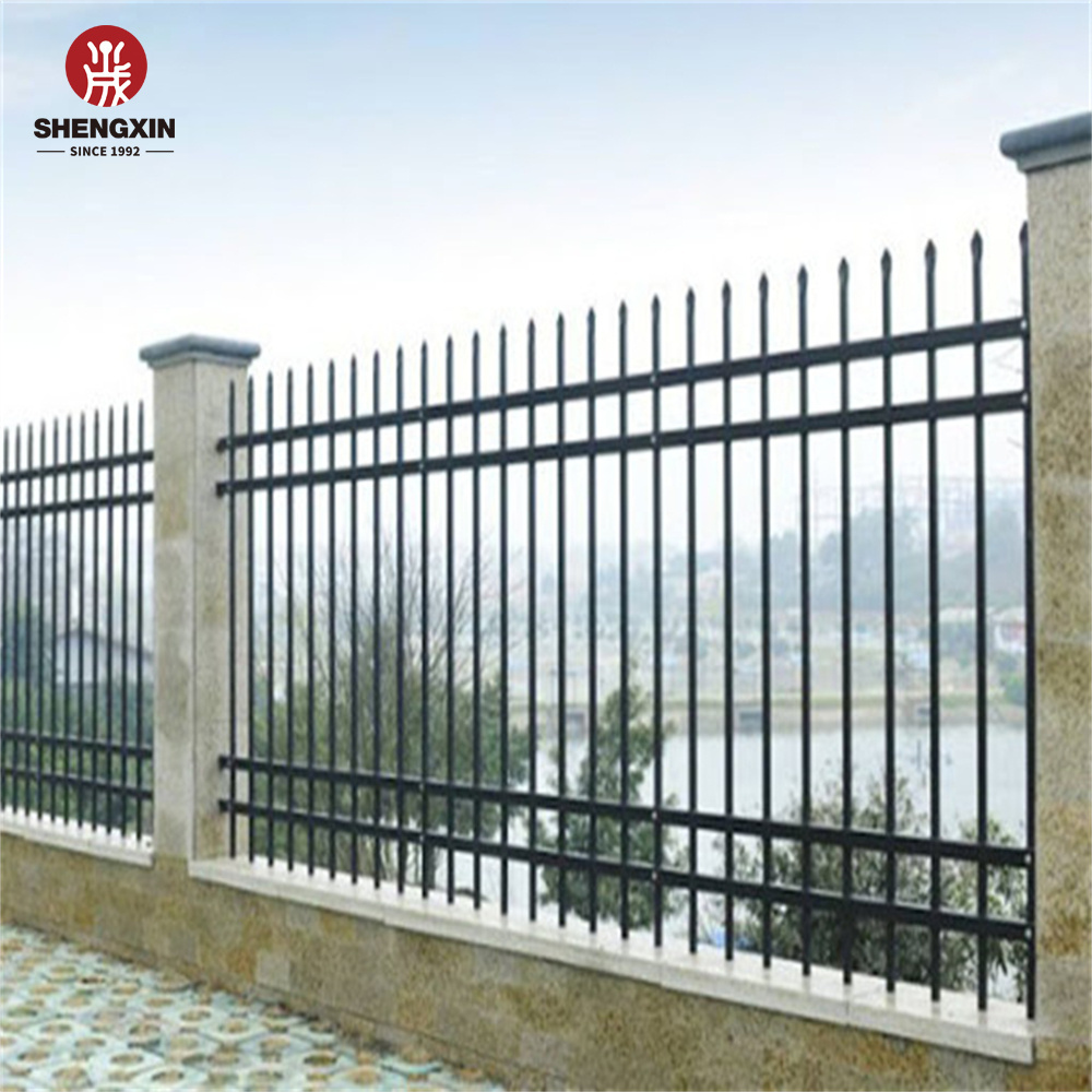 Modern Black Aluminum Fence Aluminium Fence Panel For Home Garden