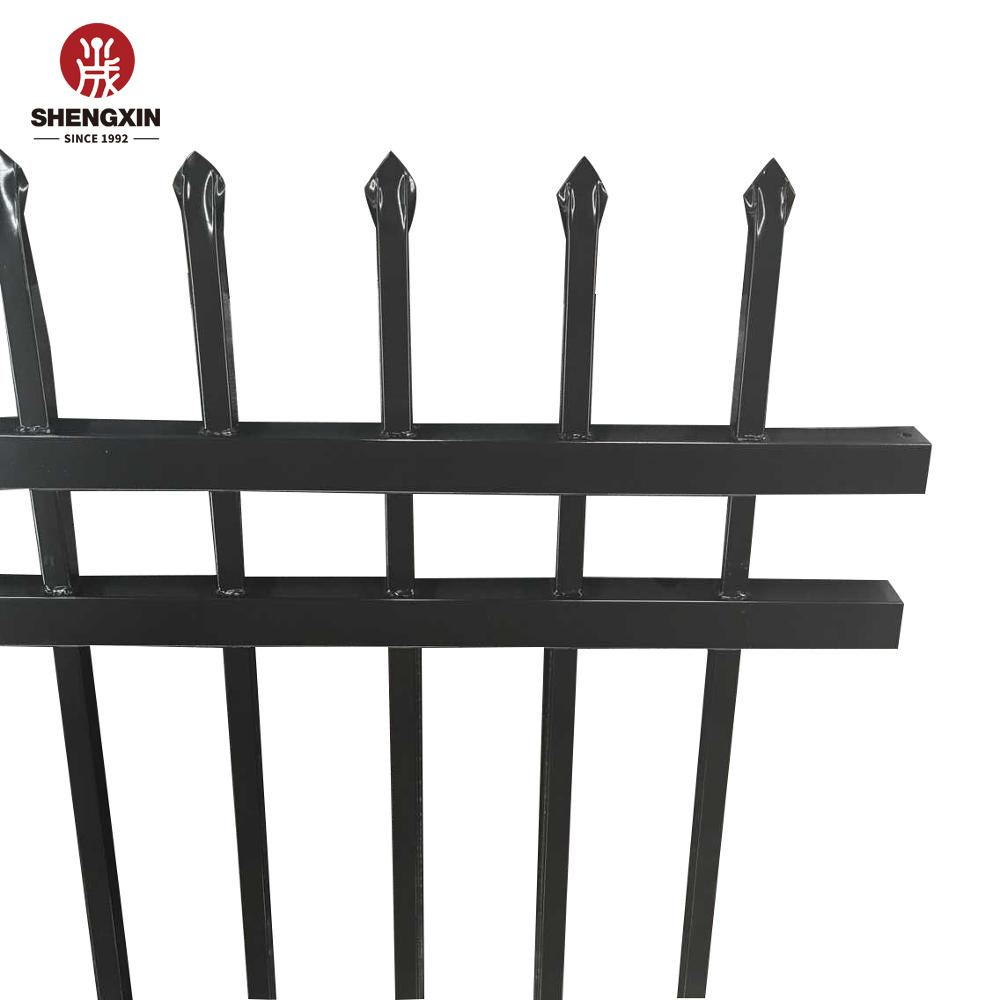 Modern Black Aluminum Fence Aluminium Fence Panel For Home Garden