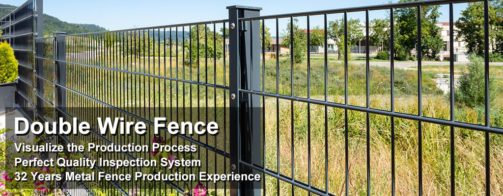 Sustainable Double Sided Wire Fence 2D 656 868 Twin Wire Galvanized Double Steel Welded Mesh Fence