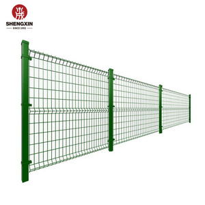 Factory Manufacturer Out Door Decorative Hot Dipped Galvanized Curved Welded Wire 3D Mesh Fence Panels