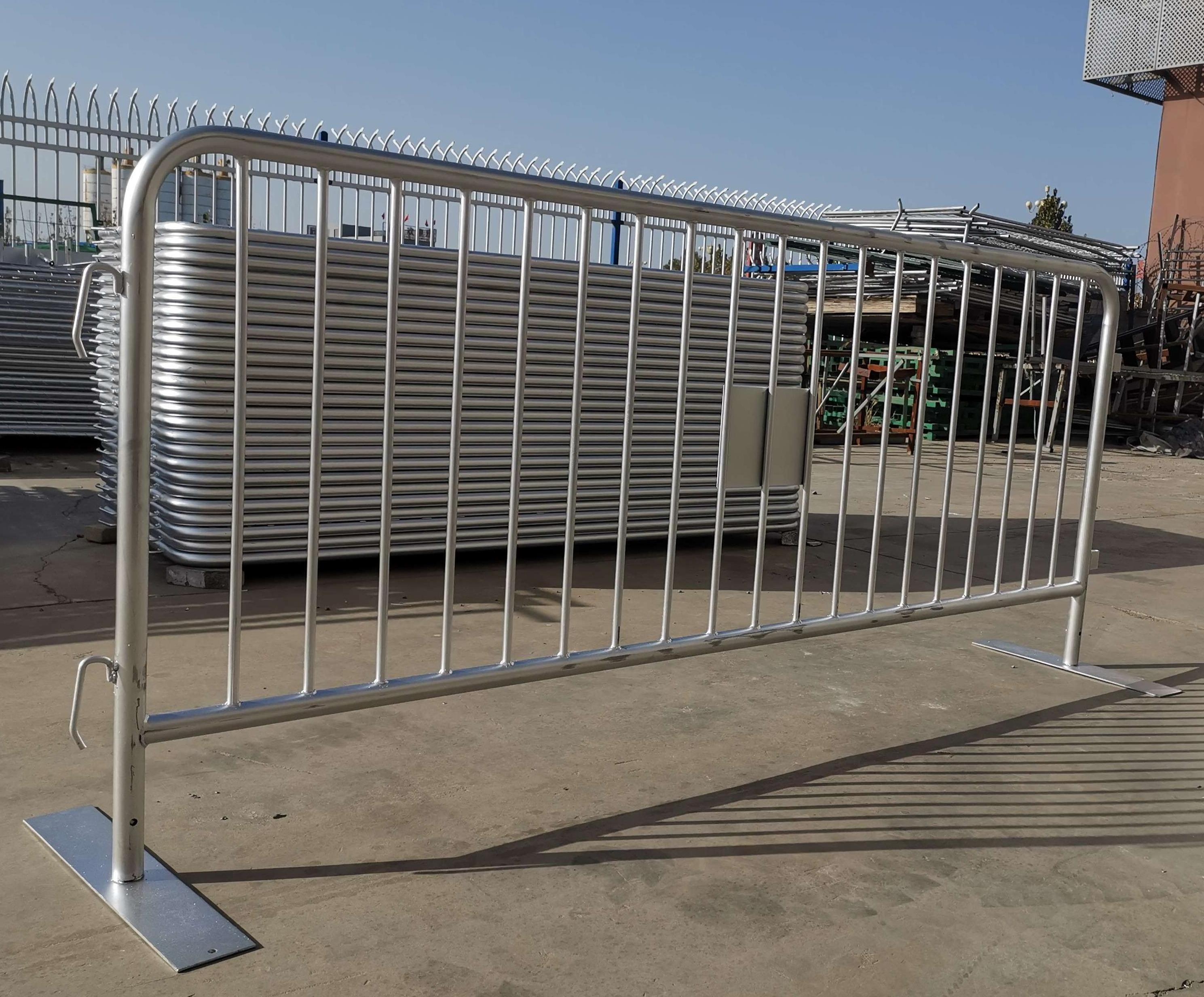 Hot dipped Galvanized Crowd Control Barrier Used Temporary Fence