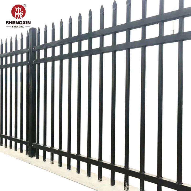 modern galvanized and powder coated tubular steel picket fence design philippines