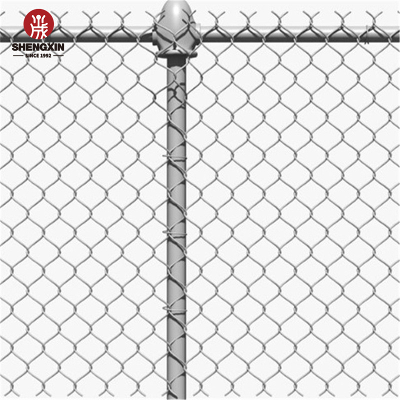 Anping High Quality Used chain link wire mesh hot dipped galvanized pvc coated Chain Link Fence