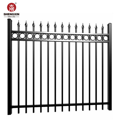 modern galvanized and powder coated tubular steel picket fence design philippines