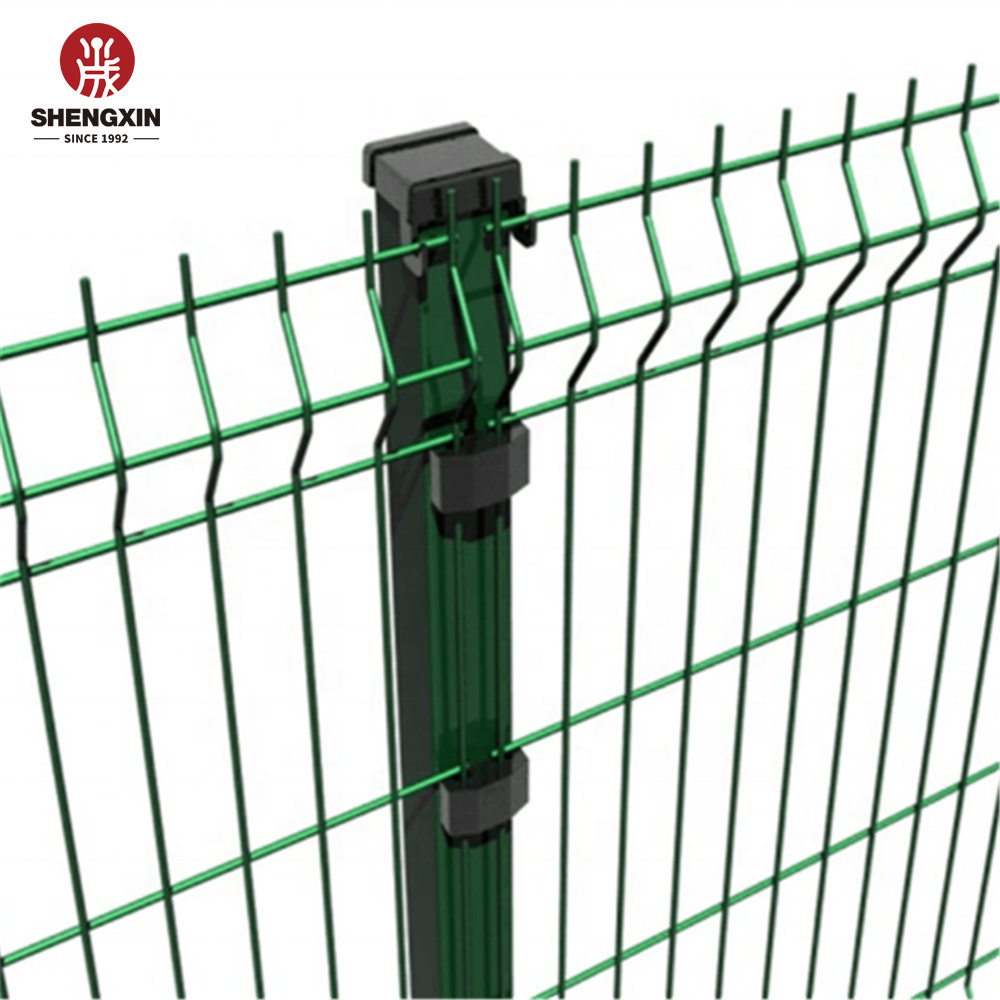 High Quality Outdoor Retractable Cyclone PVC Coated 3D Wire Mesh Fence