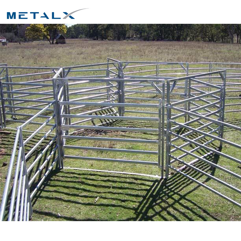 Wholesale cheap portable galvanized welded metal bulk livestock yard farm cattle corral panels