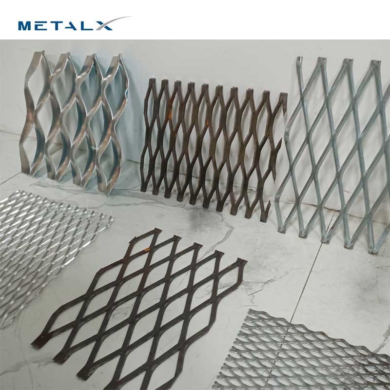 Cheap factory direct supply heavy duty 4mm thickness low carbon steel galvanized expanded metal mesh