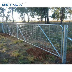 Australia Market Used Galvanized Steel Pipe Livestock Cattle Farm House Main Gate Designs