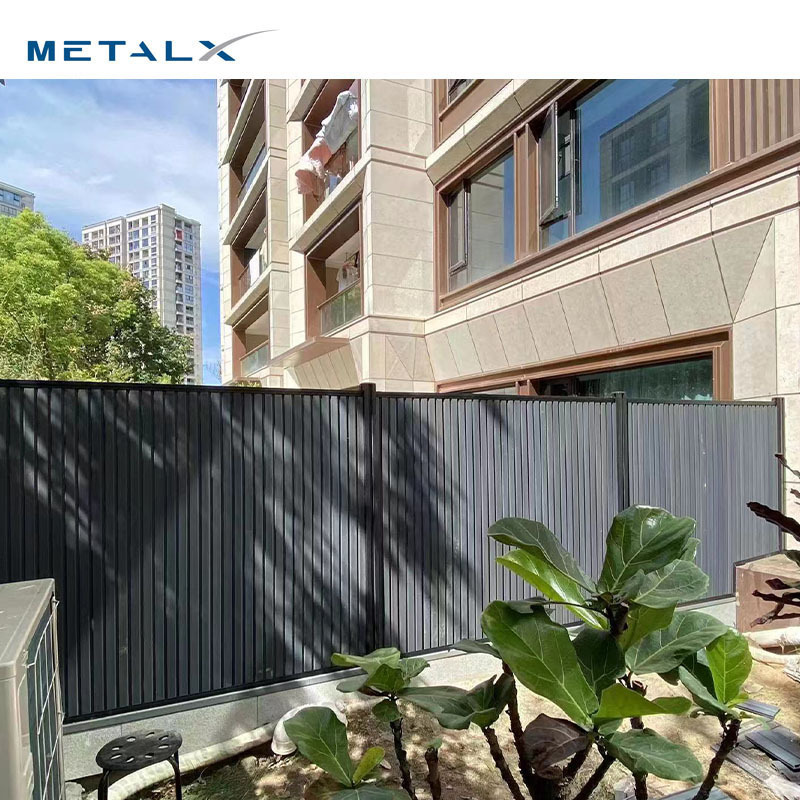 eco friendly waterproof decorative and easy install outdoor wood plastic composite wpc fence