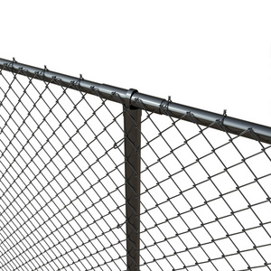 4ft black vinyl coated stainless chainlink fence gi chain link fencing weight per square meter