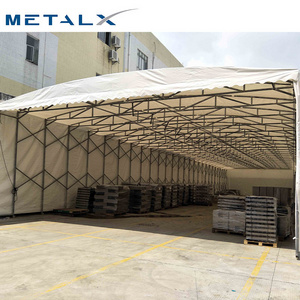 Commercial warehouse custom logo steel frame structure car parking canopy 20 by 20 outdoor canopy tent with sidewalls