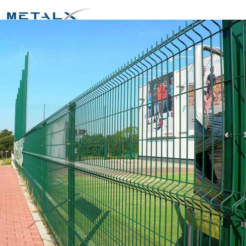 Home Outdoor Decorative 3D Curved Welded Wire Mesh Garden Fence For Fence Panel