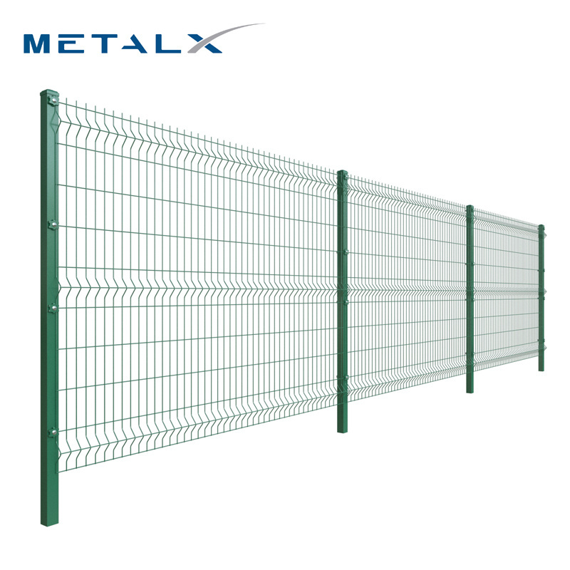 Home Outdoor Decorative 3D Curved Welded Wire Mesh Garden Fence For Fence Panel