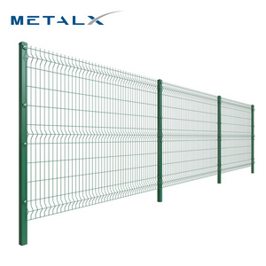 Home Outdoor Decorative 3D Curved Welded Wire Mesh Garden Fence For Fence Panel