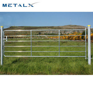 Metalx galvanized 20 foot steel welded wire mesh farm gate for sale main gate designs for farm house