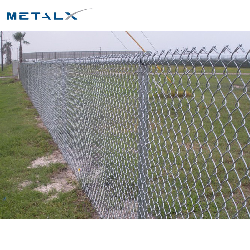 Heavy duty galvanized steel wire 50x50mm diamond 6ft chain link fence and post price