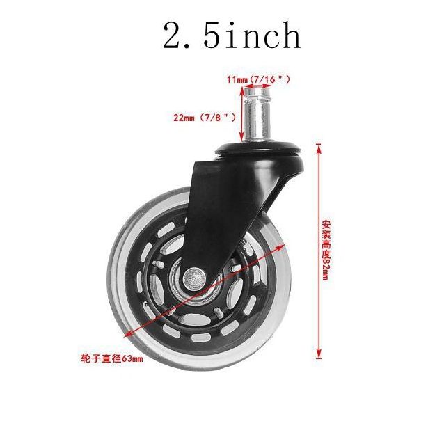 3 Inch Chair Casters For Office Chair