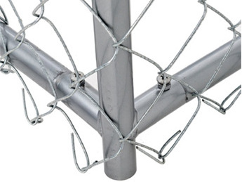 Galvanized steel dog kennel powder coated dog kennel chain link fence panel